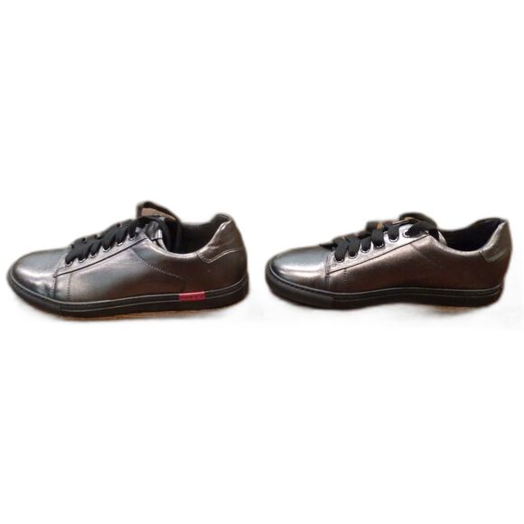 Scarosso Women's Black Sneakers Tennis Shoes Made in Italy Size 37 US 6.5 EUC - Picture 4 of 5